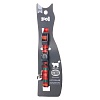 Ошейник для кошек ШОТЛАНДКА  с безопасной пряжкой, красный, 23-0264, ZooOne