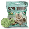 Наполнитель КЭТ СТЕП ТОФУ ГРИН ТИ растительный комкующийся 12л, CAT STEP TOFU GREEN TEA
