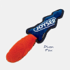 Игрушка для собак ЛИСА плюшевая шкура с пищалкой, 38см, плюш, оранжевая, 7072, JOYSER