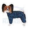 Комбинезон для собаки КЕРН-ТЕРЬЕР, мембранная ткань на флисе, НА КОБЕЛЯ, длина спины 38см, обхват груди 63см, ТУЗИК