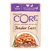Core ТЕНДЕР КАТС влажный корм для кошек, нарезка из индейки и утки, 85г, CORE Tender Cuts