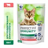 Перфект Фит ИММУНИТИ сухой корм для кошек для поддержки иммунитета, с говядиной, семенами льна и голубикой,  580г, PERFECT FIT Immunity