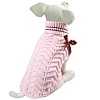 Свитер для собак БАНТИК, размер М, длина спины 30см, объем груди 40-44см, розовый, 12271526, TRIOL