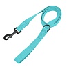 Поводок для собак брезентовый, черная фурнитура, бирюзовый, 25мм/1,5м, 73-1880, ZooOne
