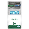 Фармина Вет Лайф ОБЕСИТИ лечебный сухой корм для кошек для снижения избыточного веса,  2кг, FARMINA Vet Life Obesity Feline