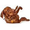 Ошейник для собак ХАНТЕР Люка 55, 34мм/36-46см, рыжий/горчичный, натуральная кожа наппа, 66741, HUNTER LUCCA