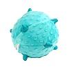 Игрушка для щенков ПАППИ СЕНСОРИ БОЛ, сенсорный плюшевый мяч с ароматом арахиса, 15см, голубой, 33341, PLAYOLOGY Puppy Sensory Ball