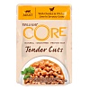 Core ТЕНДЕР КАТС влажный корм для кошек, нарезка из курицы и куриной печени, 85г, CORE Tender Cuts
