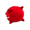 Игрушка для щенков ПАППИ СЕНСОРИ БОЛ, сенсорный плюшевый мяч с ароматом говядины, 11см, красный, 33338, PLAYOLOGY Puppy Sensory Ball