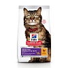Хиллс СЕНСИТИВ сухой корм для кошек с чувствительным пищеварением и кожей, 300г, Hill's Sensitive Stomach & Skin 