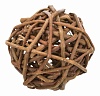 Мяч-игрушка для грызунов, плетеный, ⌀6см, ротанг, 61941, TRIXIE