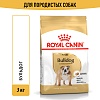 Роял Канин БУЛЬДОГ сухой корм для собак породы Бульдог,  3кг, ROYAL CANIN Bulldog Adult