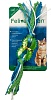 Игрушка для кошек ДЕНТАЛ КОЛЕЧКО прорезыватель с лентами, резина, WB23540-G, FELINE CLEAN