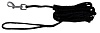 Поводок тросовый для собак, 15м/ø 5мм, нейлон, черный, 19771, TRIXIE