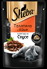 Шеба влажный корм для кошек, ломтики в соусе с телятиной и языком, 75г, SHEBA Pleasure
