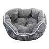 Лежак для собак СКАЗОЧНЫЙ ЛЕС, овальный, размер L, 70*65*18см, серый, 31931044, TRIOL