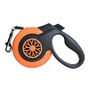 Рулетка для собак с автотормозом, размер L, 4м/40кг, оранжевая/черная, пластик, 10830199, M-PETS