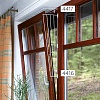 Решетка защитная на окна для кошек и птиц, верхняя панель, 65*16см, белая, 4417, TRIXIE