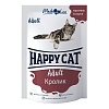 Хэппи Кэт влажный корм для кошек, кусочки в соусе с кроликом, 85г, HAPPY CAT