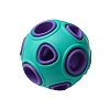 Игрушка для собак МЯЧ, ⌀7,5см, каучук, бирюзово-фиолетовый, Y000284-01ALTP, HOMEPET