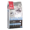 Блиц СЕНСИТИВ СТЕРИЛАЙЗД сухой корм для стерилизованных кошек с индейкой,  2кг, BLITZ Sensitive Sterilised