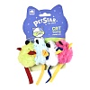 Игрушка для кошек МЫШКИ 5,5см, набор 4шт, искуственный мех, 16133, PETSTAR