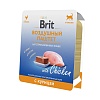 Брит Премиум ВОЗДУШНЫЙ ПАШТЕТ влажный корм для стерилизованных кошек с курицей, 100г, BRIT Premium 