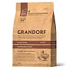 Грандорф сухой корм для собак средних и крупных пород, беззерновой, с уткой, индейкой и бататом,  3кг, GRANDORF Adult Grain Free 