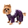 Комбинезон утепленный для собак МЕТЕЛИЦА №32, НА КОБЕЛЯ, длина спины 32см, обхват груди 56см, фиолетовый, Мет-1010, OSSO Fashion