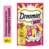 Дримис МИКС лакомство для кошек, подушечки с говядиной и сыром,  60г, DREAMIES