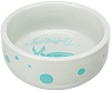 Миска для грызунов КОМИЧЕСКИЕ КРОЛИКИ, 250мл/ø11см, керамика, 60739, TRIXIE