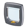 Дверца для кошек СВИНГ- 1, 21,5*5*h24см, серая, пластик, 72101021, FERPLAST Swing-1 Super Basic