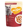 Мнямс влажный корм для крупных кошек, кусочки в соусе с говядиной, 85г