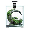 АкваЭль ШРИМП СЕТ ДЕНЬ/НОЧЬ 30 аквариум с комплектацией, черный, 30л, 30,3х30,3х42,5см, AQUAEL Shrimp Set Day & Night 