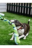 Игрушка для Собак ВЕРЕВКА длинная стрейтч, синяя/зеленая, плюш/микрофибра, DTWR-02/ST, PREMIUM PET