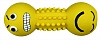 Игрушка для собак ГАНТЕЛЬ-СМАЙЛИК с пищалкой, 19см, латекс, разноцветная, 35251, TRIXIE