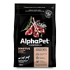 АльфаПет СЕНСИТИВ МИНИ сухой корм для собак мелких пород с чувствительным пищеварением, с ягненком и рисом, 1,5кг, ALPHAPET Sensitive Mini