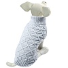Свитер для собак ЗЕФИР, размер XL, длина спины 40см, объем груди 48-52см, серо-голубой, 12271522, TRIOL