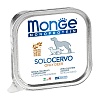 Монж МОНОПРОТЕИН СОЛО консервы для собак, монобелковые, с олениной, 150г, MONGE Monoprotein Solo