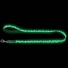 Поводок для собак Хантер КОНВИНИЕНС РЕФЛЕКТ ГЛОУ, светящийся в темноте, 20мм/120см, белый со звездами, каучук, 69156, HUNTER Convenience Reflect Glow