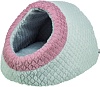 Лежак-Пещера для Кошки КАЛИНЕ МИО, 35*26*41см, серый/розовый, полиэстер, 389721, TRIXIE Kaline Mio