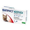 ФИПРИСТ КОМБО препарат от клещей, блох, вшей, власоедов для собак весом  2-10кг, 1 пипетка, КRКА Fiprist Combo