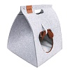 Лежак-пещера для кошек СНУЗИ, 40*40*h48см, войлок, 20303599, M-PETS